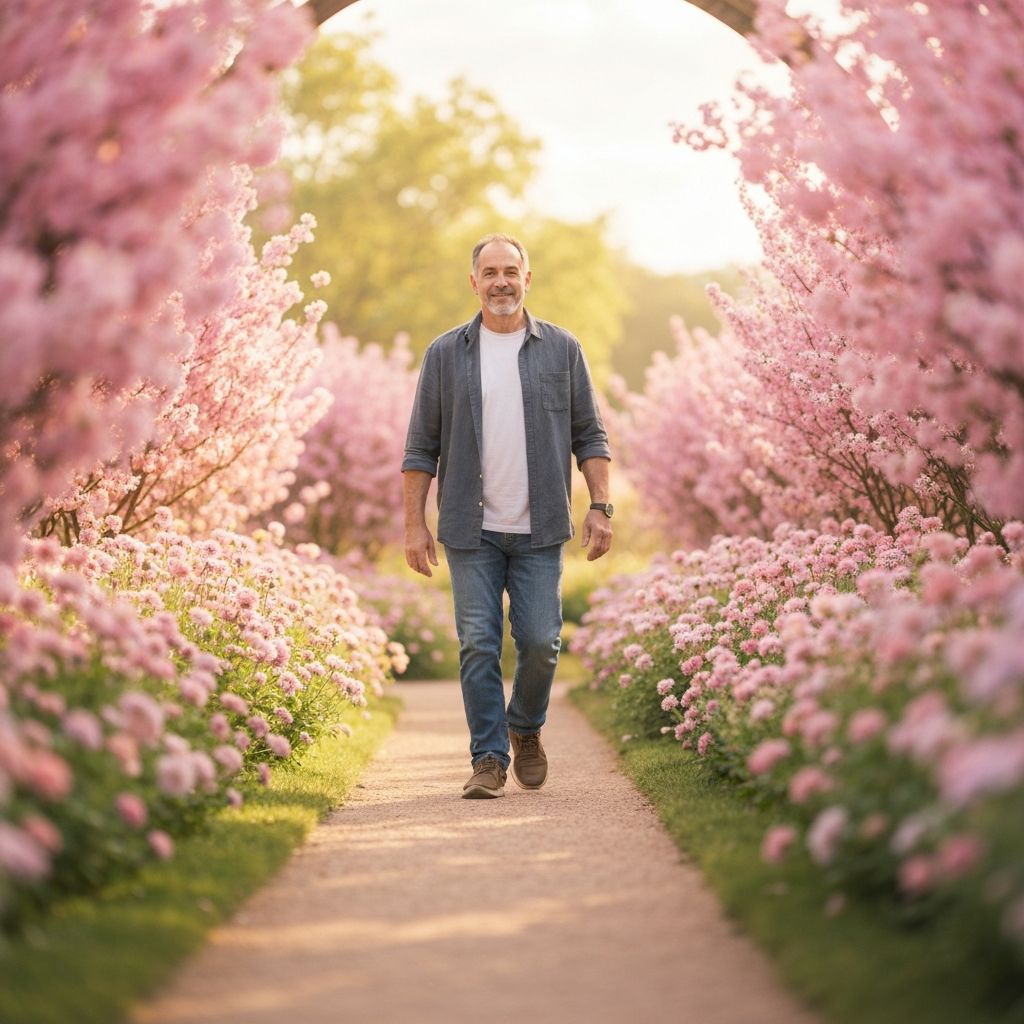 Ruhiger Gartenweg - Schritt für Schritt Ängste überwinden
